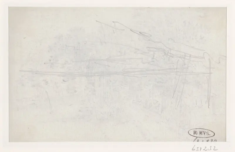 Schets van een landschap Wall Art by Georges Michel - High-Resolution Digital Print