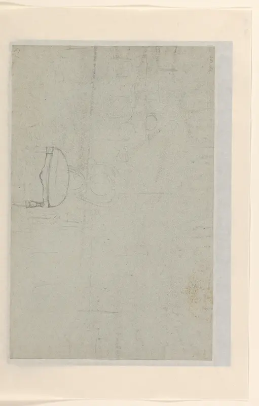 Schets van een stoel Wall Art by Egbert Rubertus Derk Schaap - High-Resolution Digital Print