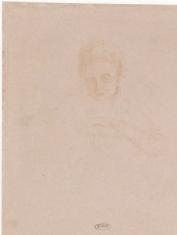 Schets van een vrouw Wall Art by Bramine Hubrecht - High-Resolution Digital Print