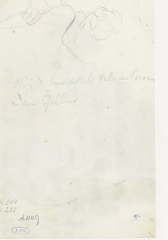 Schets van Galliër Wall Art by Moses ter Borch - High-Resolution Digital Print