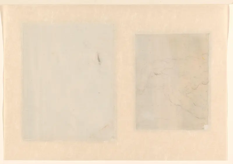 Schets van het bovenlichaam van een gespierde man Wall Art by Unknown - High-Resolution Digital Print