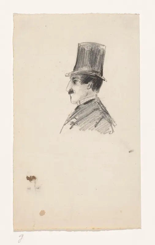 Schets van onbekende Wall Art by Johan Michaël Schmidt Crans - High-Resolution Digital Print