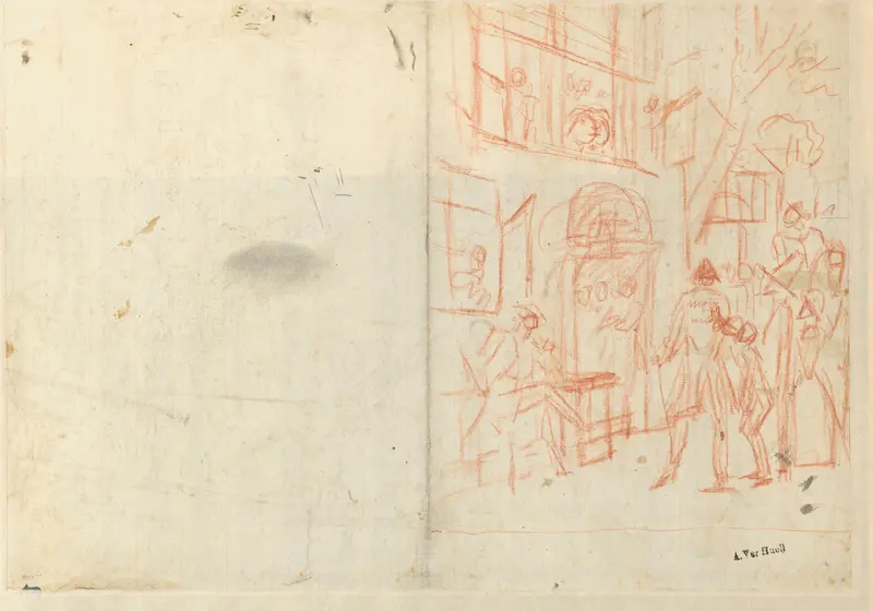 Schets voor de ambassadeur van de Labberlotten Wall Art by Cornelis Troost - High-Resolution Digital Print