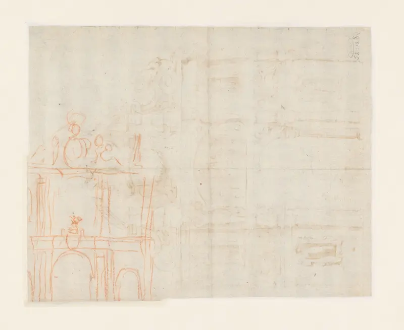 Schets voor een ereboog voor aartshertog Leopold Willem Wall Art by Unknown - High-Resolution Digital Print