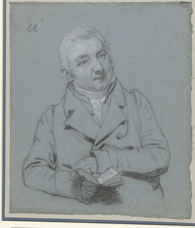 Schets voor het portret van Hendrik Hooft Hasselaar (?) Wall Art by Charles Howard Hodges - High-Resolution Digital Print