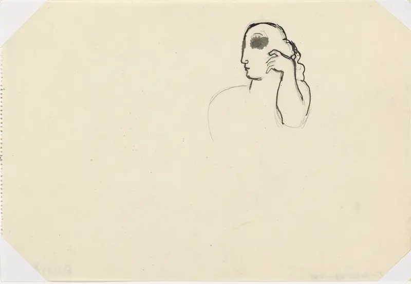 Schets voor 'L'art Hollandais contemporain' van Paul Fierens (baadsters, detail) Wall Art by Leo Gestel - High-Resolution Digital Print