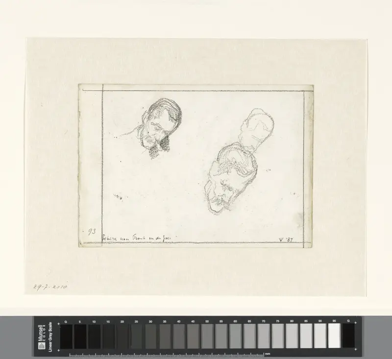 Schetsen van Frank van der Goes Wall Art by Jan Veth - High-Resolution Digital Print