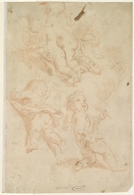 Schetsen van putti Wall Art by Unknown - High-Resolution Digital Print