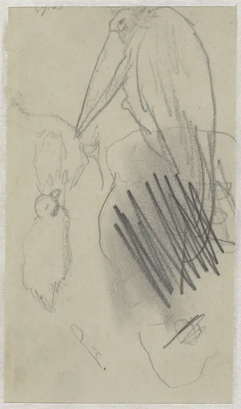 Schetsen van vogels Wall Art by Jacob Maris - High-Resolution Digital Print