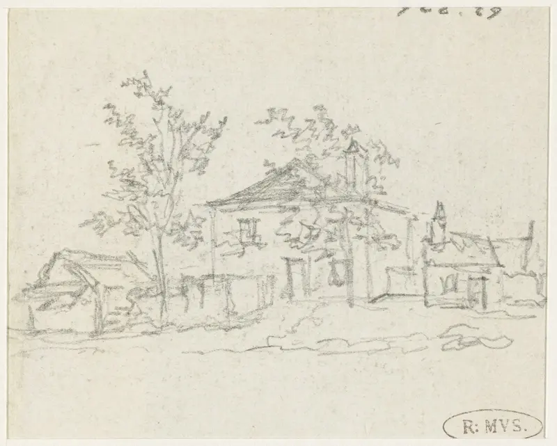 Schetsje van een boerderij Wall Art by Georges Michel - High-Resolution Digital Print