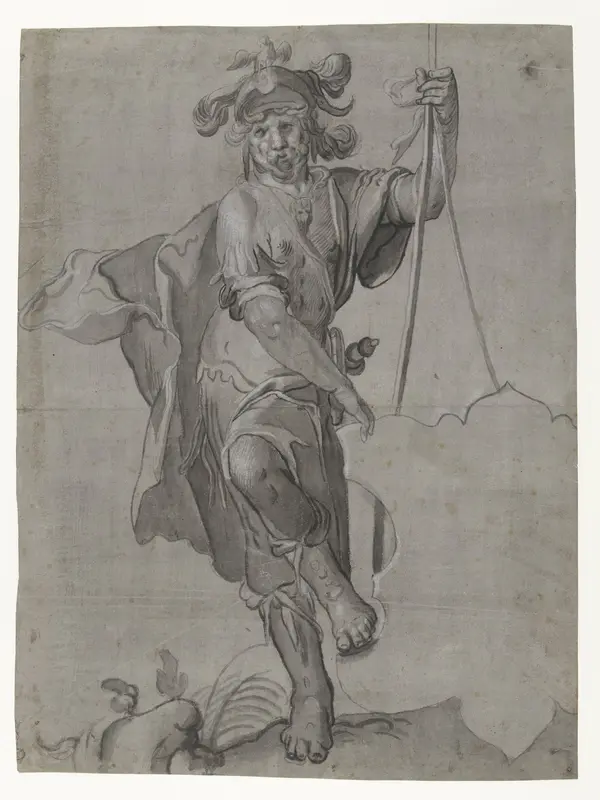 Schildhouder in Romeins kostuum Wall Art by Unknown - High-Resolution Digital Print
