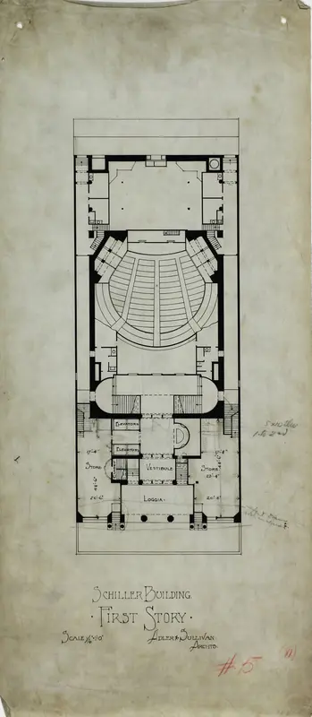 Schiller Building Rental Plans, Chicago, Illinois, Plan