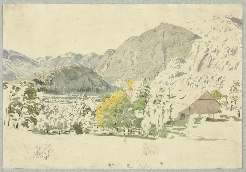 Schmolnau Near Ischl Wall Art by Rudolf von Alt - High-Resolution Digital Print