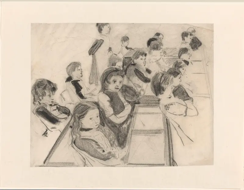 Schoolklas Wall Art by Carel Adolph Lion Cachet - High-Resolution Digital Print