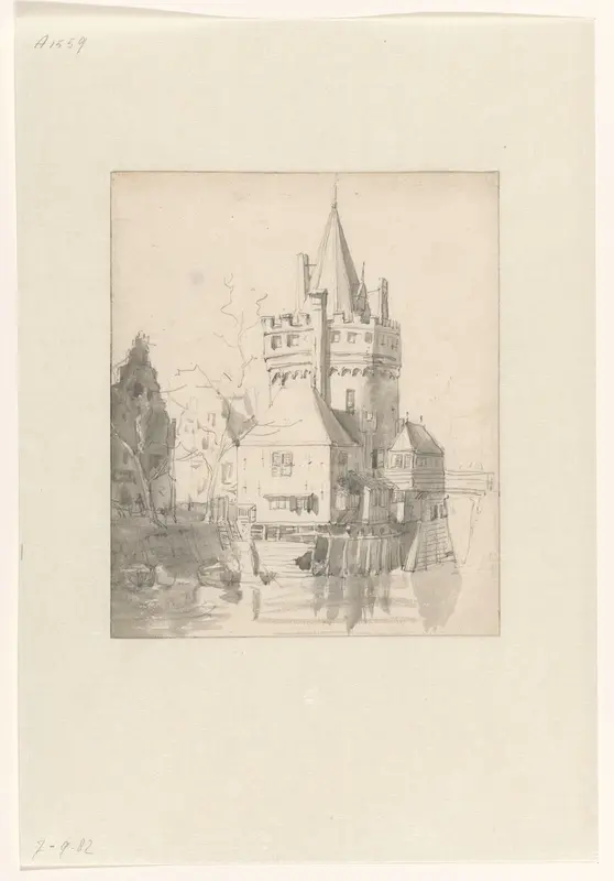 Schreijerstoren te Amsterdam Wall Art by Jan Abrahamsz. Beerstraten - High-Resolution Digital Print