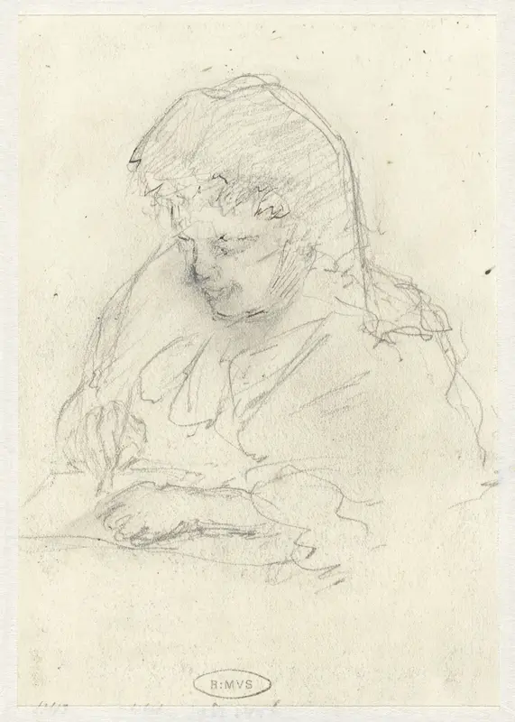 Schrijvende vrouw