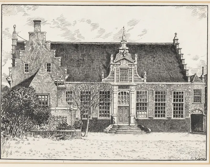 Schuttersdoelen in Haarlem Wall Art by Unknown - High-Resolution Digital Print