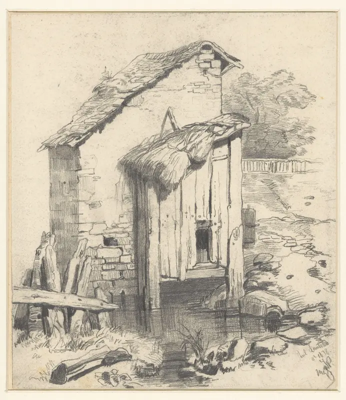 Schuurtje Wall Art by Frederik Hendrik Weissenbruch - High-Resolution Digital Print