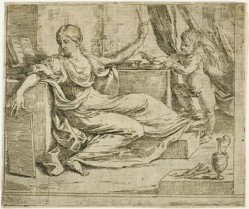 Science or The Love of Study Wall Art by Guido Reni - High-Resolution Digital Print
