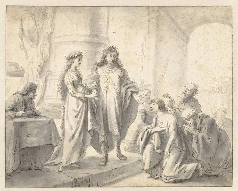 Scipio en de Afrikaanse bruid Wall Art by Jacob de Wet (I) - High-Resolution Digital Print
