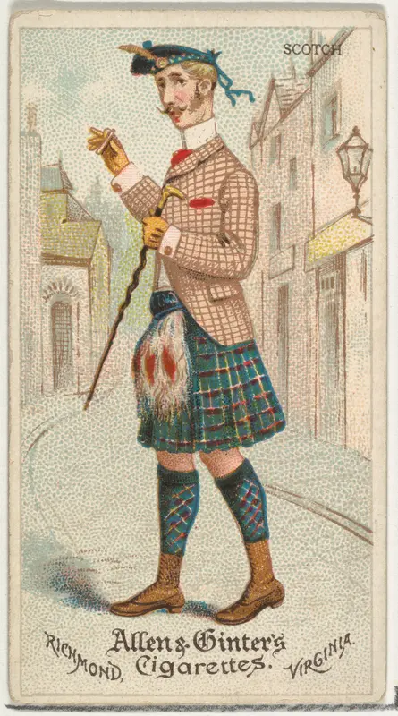 Scotch, from World's Dudes series (N31) for Allen & Ginter Cigarettes Wall Art by Allen & Ginter - High-Resolution Digital Print