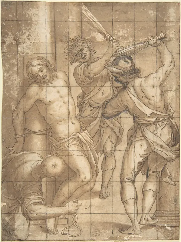 Scourging of Christ Wall Art by Anonymous, Italian, 16th century - High-Resolution Digital Print