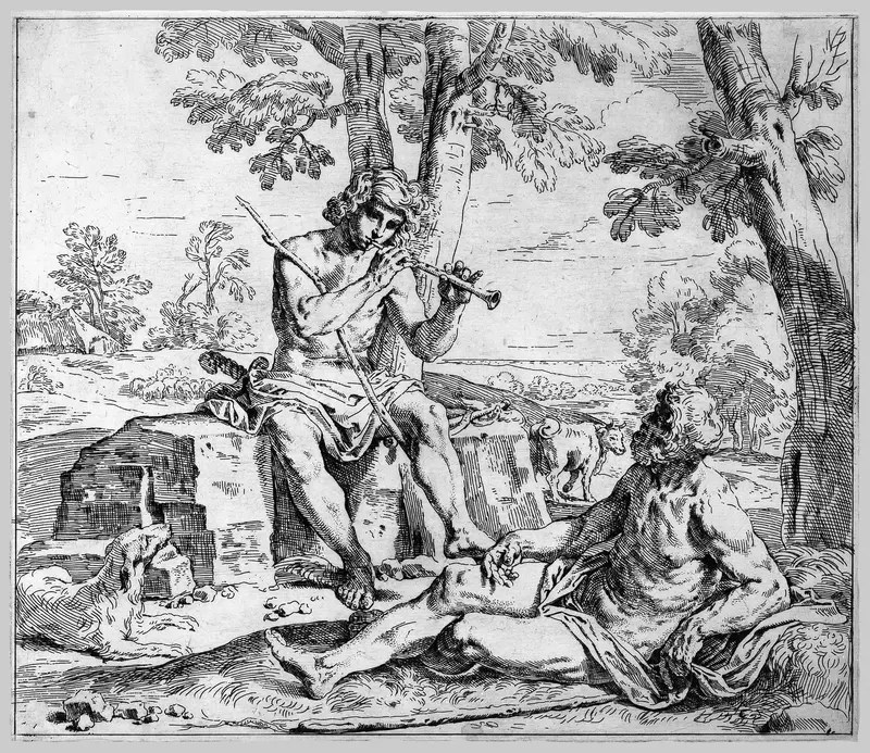Scrapbook Containing Italian Etchings of the 17th and 18th Centuries Wall Art by Unknown - High-Resolution Digital Print
