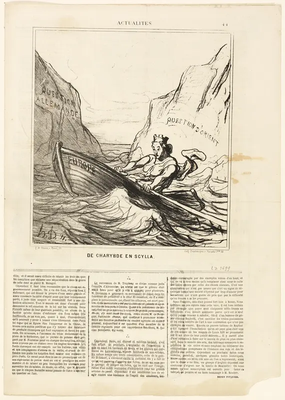 Scylla and Charybds, plate 44 from Actualités