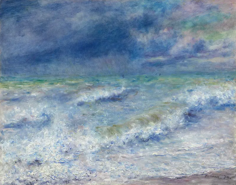 Seascape Wall Art by Pierre-Auguste Renoir - High-Resolution Digital Print