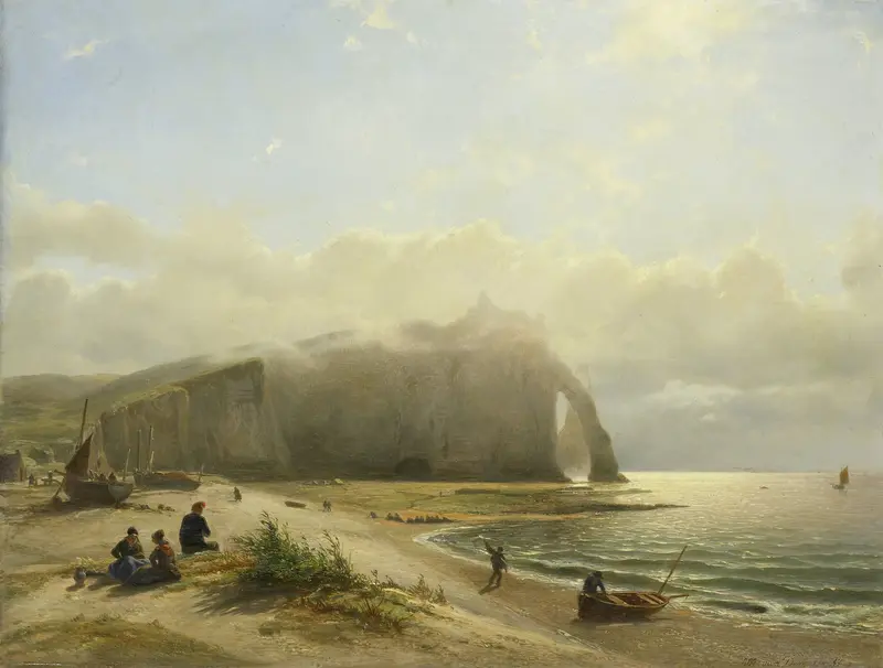 Seascape near the Coast Wall Art by Unknown - High-Resolution Digital Print