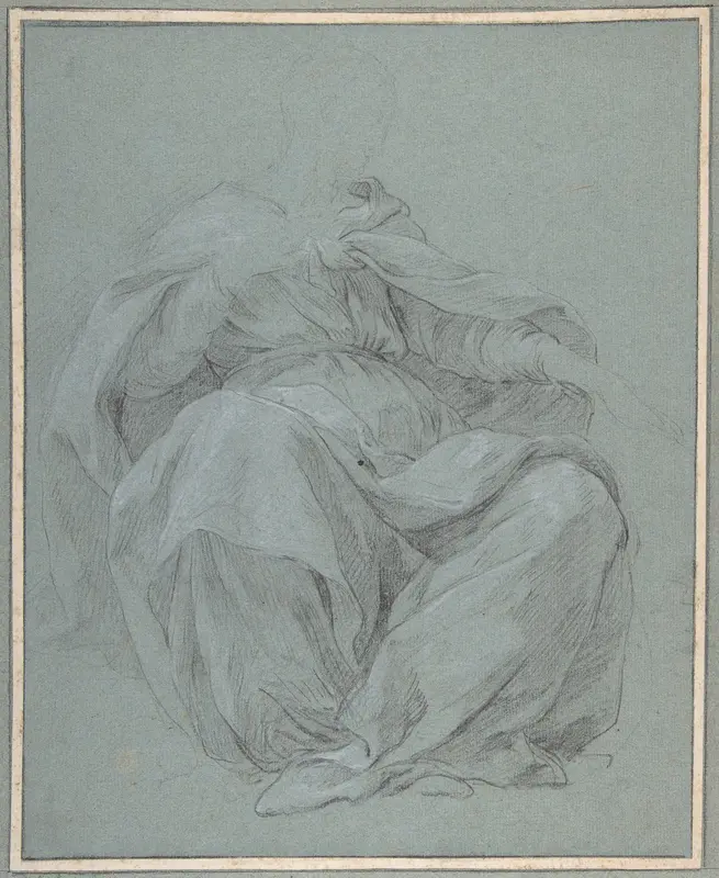 Seated Draped Figure