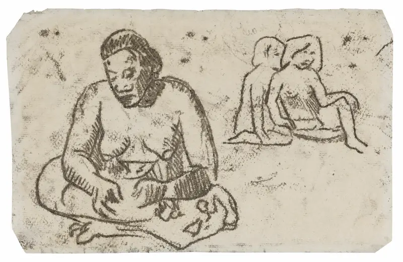 Seated Female (related to the painting Sister of Charity)