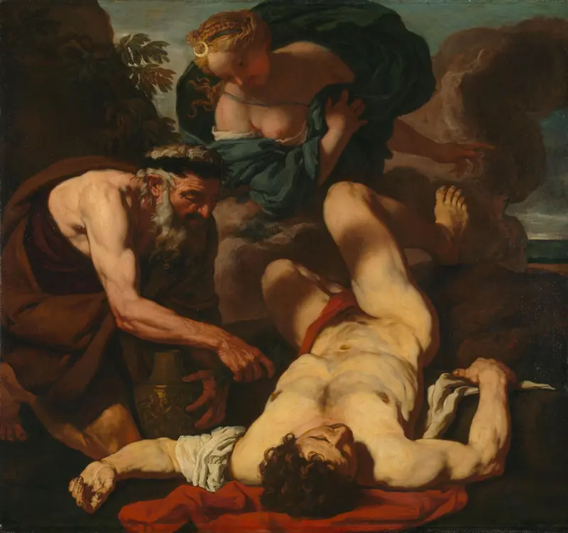 Selene en Endymion Wall Art by Unknown - High-Resolution Digital Print
