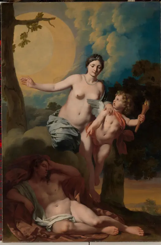 Selene en Endymion Wall Art by Gerard de Lairesse - High-Resolution Digital Print