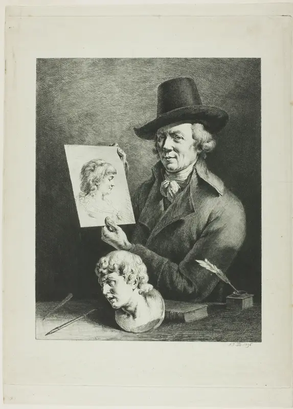 Self-Portrait Wall Art by Jean Jacques de Boissieu - High-Resolution Digital Print