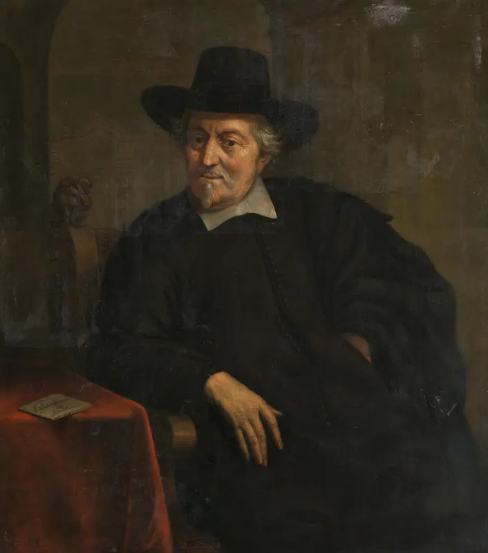 Self Portrait (?) Wall Art by Govert Dircksz. Camphuysen - High-Resolution Digital Print