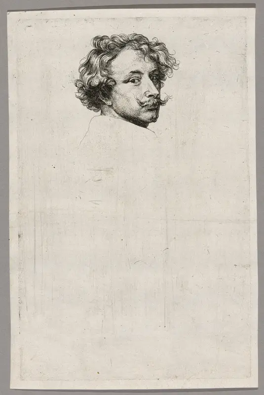 Self-Portrait Wall Art by Anthony van Dyck - High-Resolution Digital Print