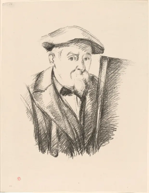 Self-Portrait Wall Art by Paul Cezanne - High-Resolution Digital Print
