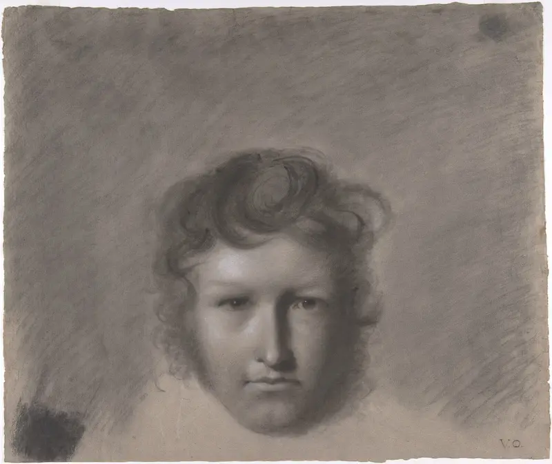 Self-Portrait Wall Art by Andre-Jacques-Victor Orsel - High-Resolution Digital Print