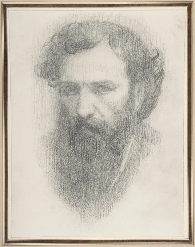 Self-Portrait Wall Art by Alphonse Legros - High-Resolution Digital Print