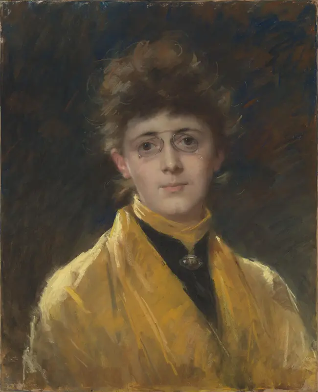 Self-Portrait Wall Art by Thérèse Schwartze - High-Resolution Digital Print