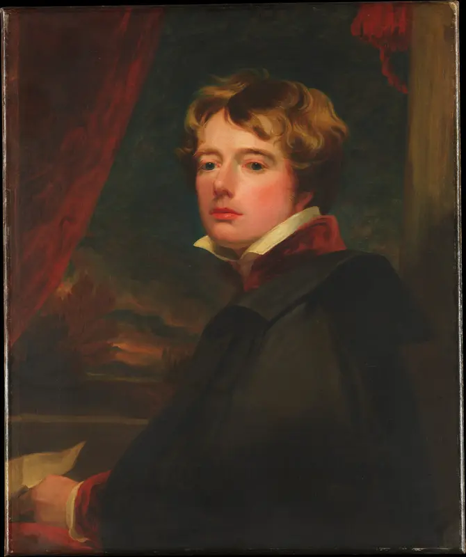 Self-Portrait Wall Art by George Henry Harlow - High-Resolution Digital Print
