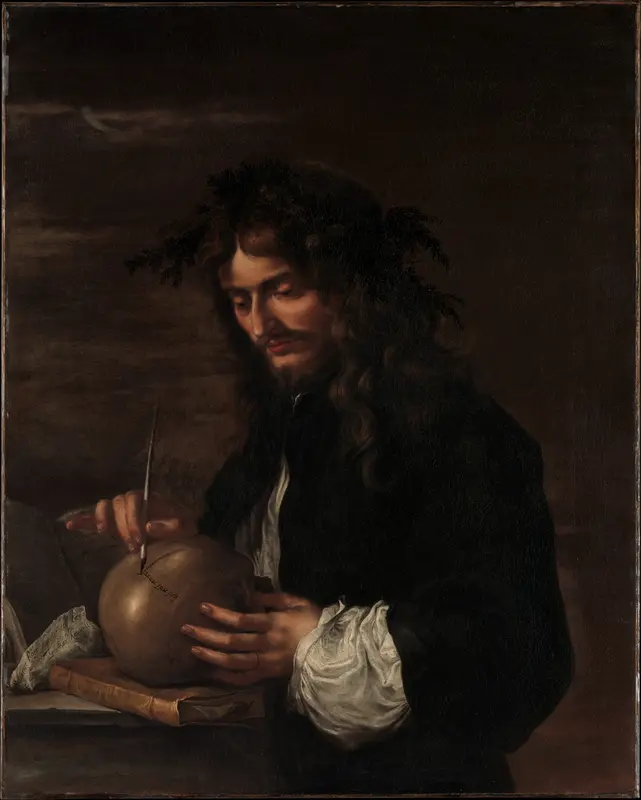 Self-Portrait Wall Art by Salvator Rosa - High-Resolution Digital Print