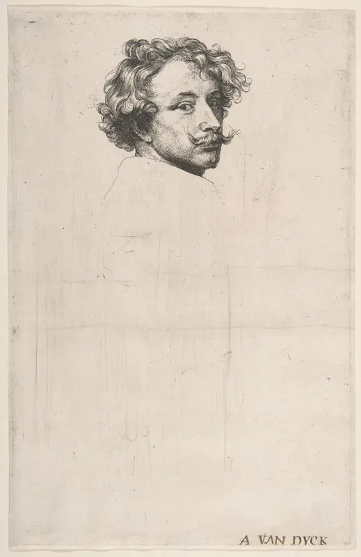 Self-Portrait, from "The Iconography" Wall Art by Anthony van Dyck - High-Resolution Digital Print