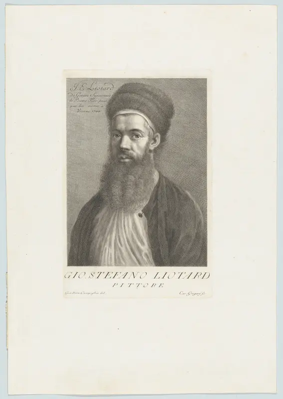 Self-portrait in a Turkish Outfit Wall Art by Carlo Gregori - High-Resolution Digital Print