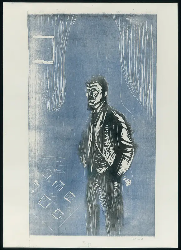 Self-Portrait in Moonlight