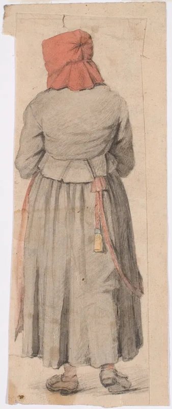 Selin seisova moralaisnainen Wall Art by Robert Wilhelm Ekman - High-Resolution Digital Print