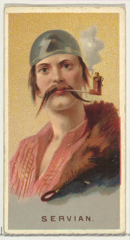 Serbian, from World's Smokers series (N33) for Allen & Ginter Cigarettes Wall Art by Allen & Ginter - High-Resolution Digital Print