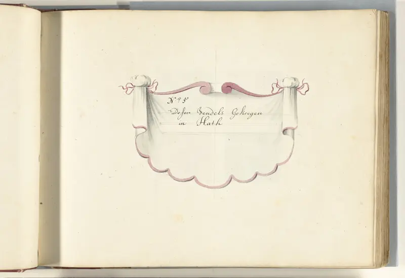 Serietitel voor de groep van vaandels veroverd bij Ath, 1706 Wall Art by anonymous - High-Resolution Digital Print