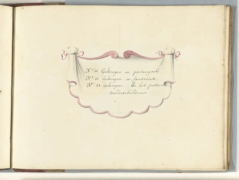 Serietitel voor de restgroep van vaandels veroverd in Portugal, Zandvliet en bij de Schelde, 1701-1713 Wall Art by anonymous - High-Resolution Digital Print